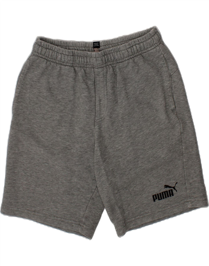PUMA Boys Sport Shorts 13-14 Years XL Grey Vintage Puma and Second-Hand Puma from Messina Hembry 