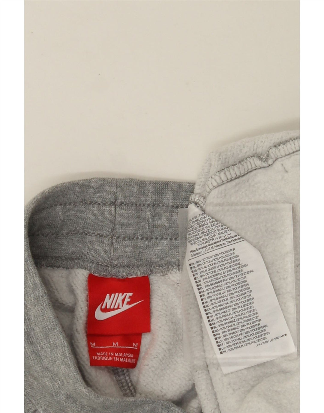 Женские спортивные брюки с графическим рисунком NIKE, джоггеры, Великобритания 14, средний серый цвет, хлопок