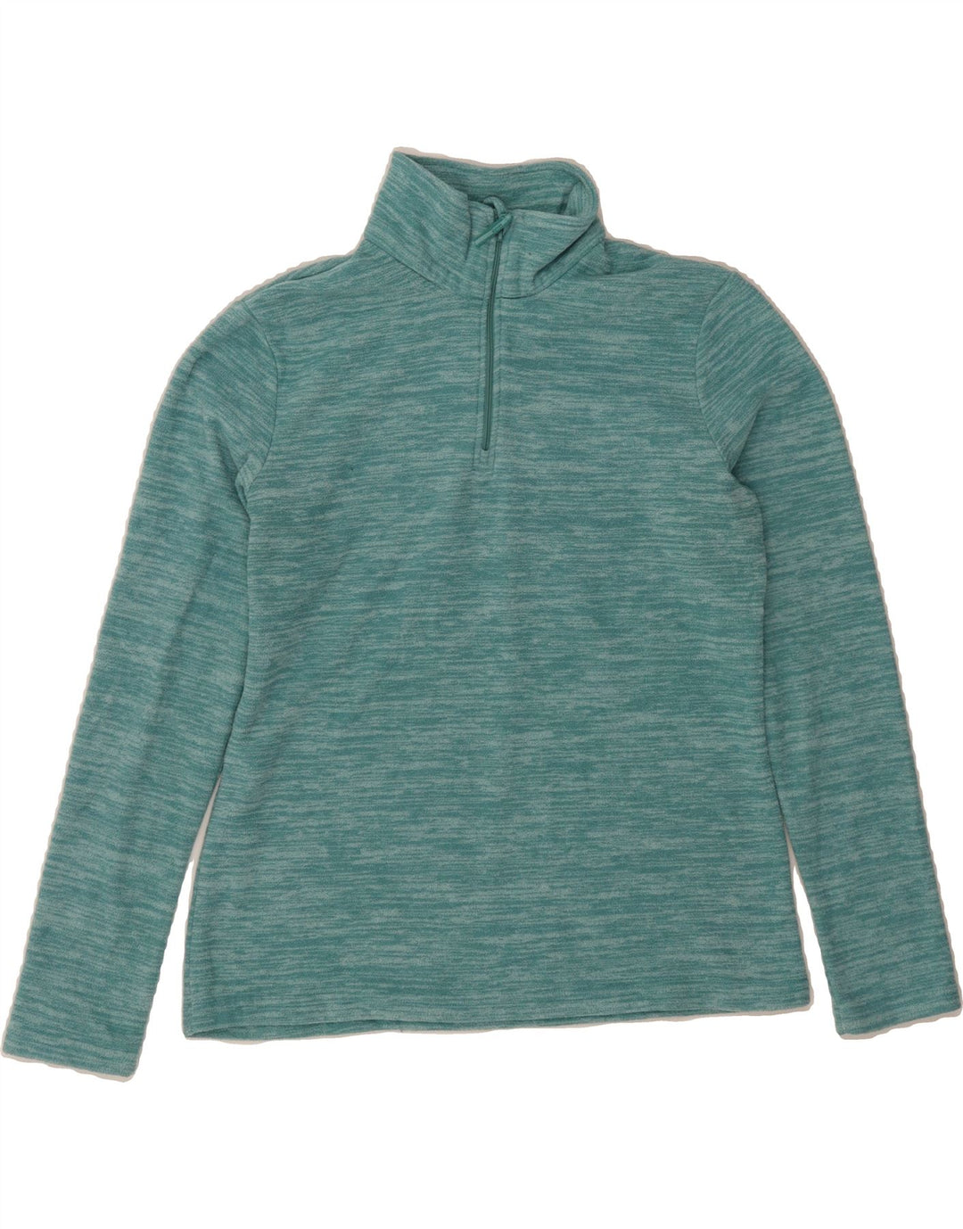 MOUNTAIN WAREHOUSE Womens Fleece Jumper UK 12 Medium  Turquoise Flecked Vintage Mountain Warehouse and Second-Hand Mountain Warehouse from Messina Hembry 
