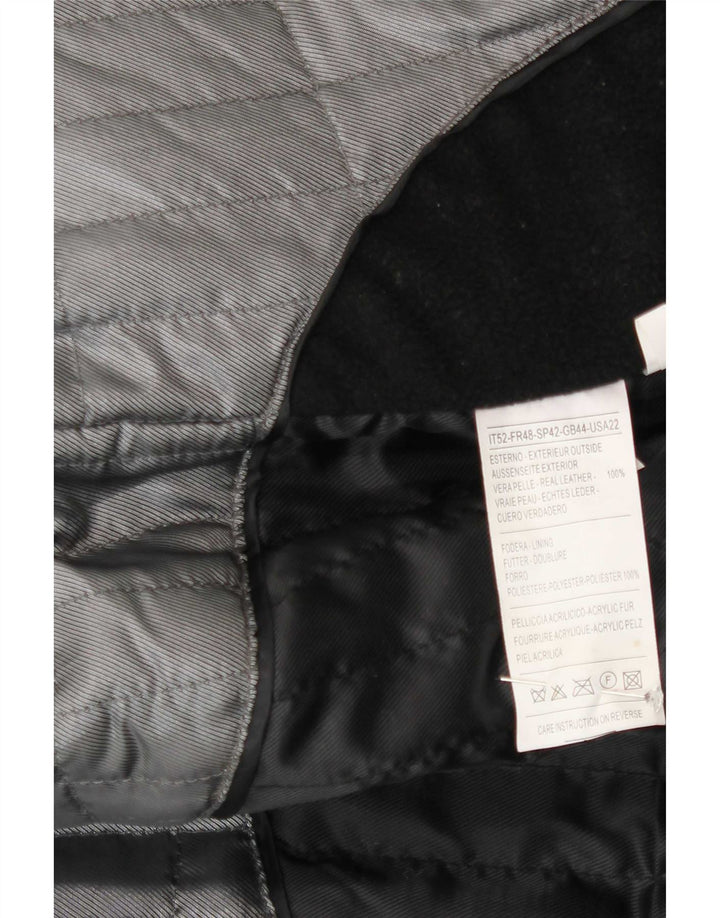 Куртка мужская кожаная Zarro IT 52 XL черная