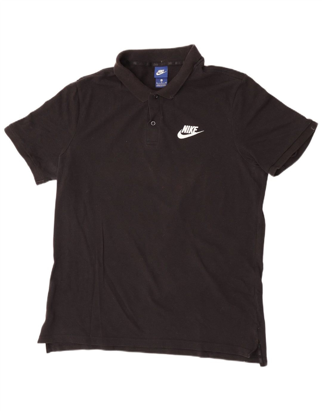 Мужская рубашка-поло Nike 2XL, черная, хлопок