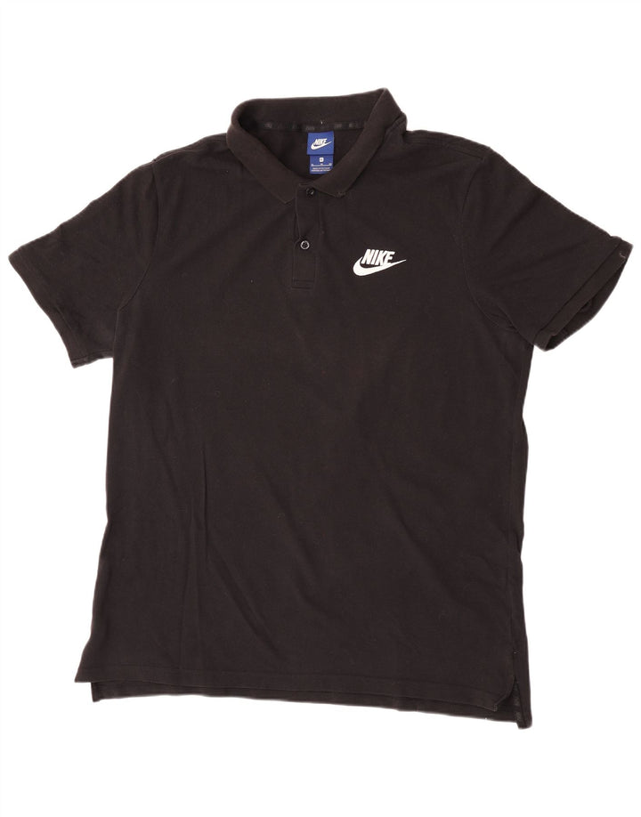 Мужская рубашка-поло Nike 2XL, черная, хлопок