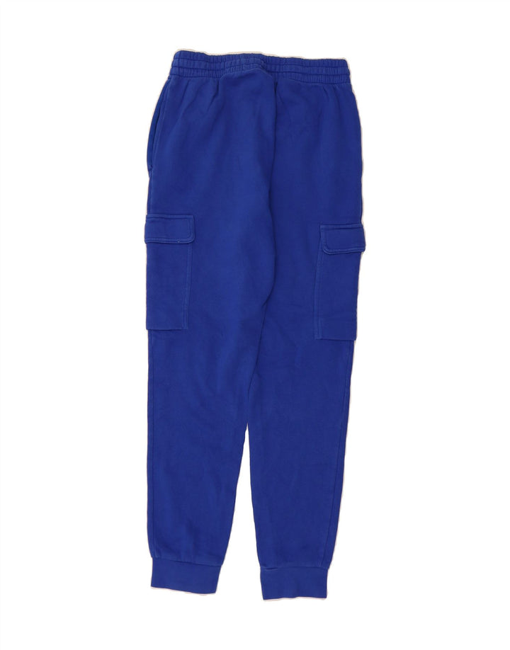 ADIDAS Mens Cargo Tracksuit Trousers Joggers Small  Blue Cotton Vintage Adidas and Second-Hand Adidas from Messina Hembry 