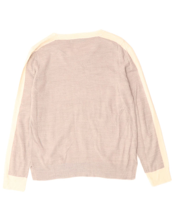 Женский джемпер с вырезом «лодочка» MARKS & SPENCER UK 12, средний серый