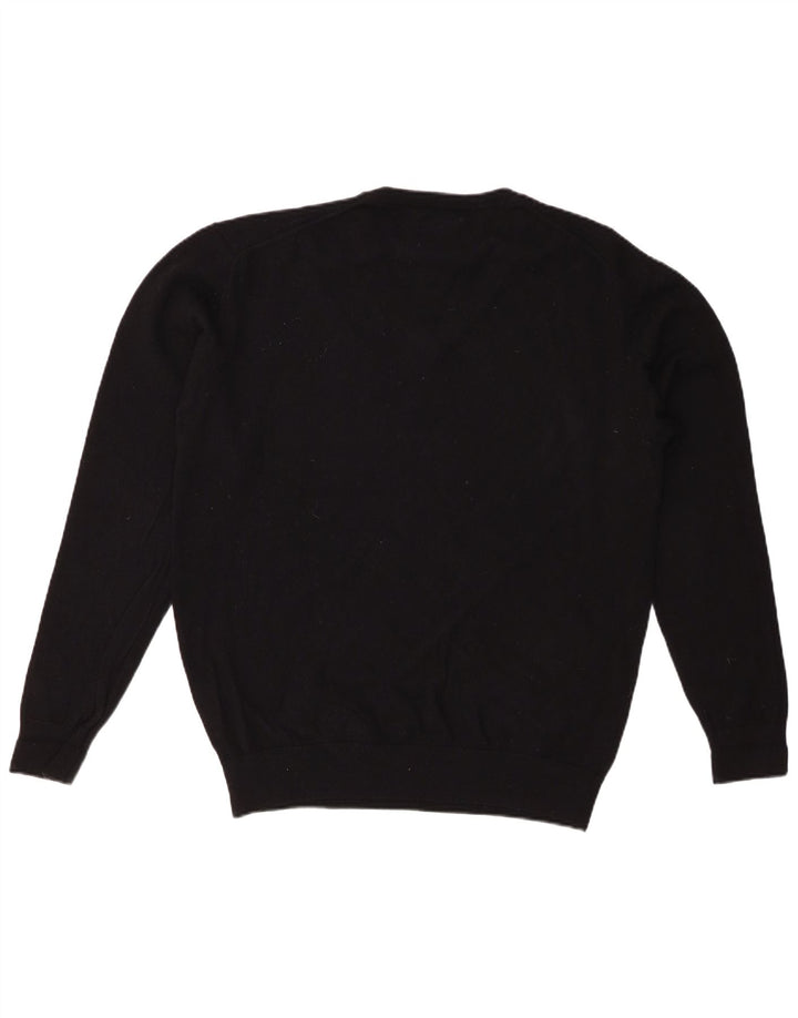 Мужской джемпер MARLBORO CLASSICS с v-образным вырезом XL, черная шерсть