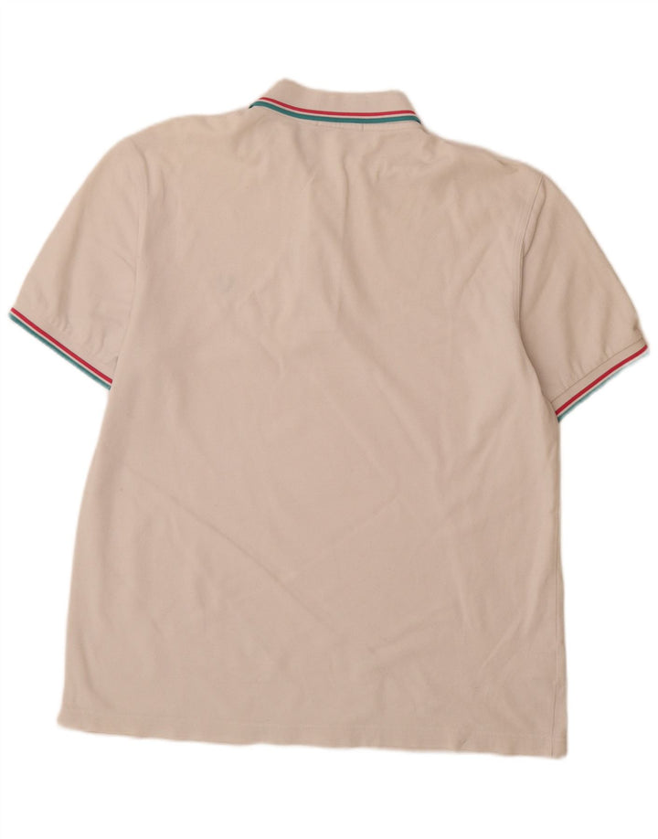 Мужская рубашка-поло Fred Perry XL, хлопок в белую полоску