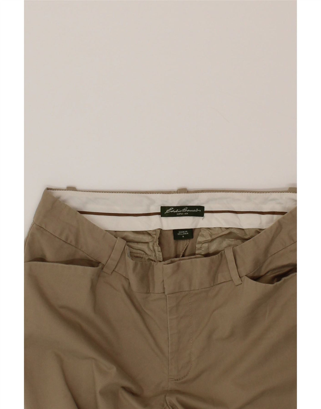 EDDIE BAUER Womens Seattle Casual Trousers US 6 Medium W30 L32 Beige Vintage Eddie Bauer and Second-Hand Eddie Bauer from Messina Hembry 