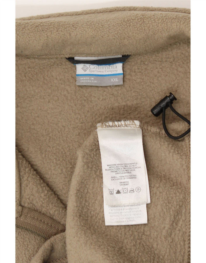 Мужская флисовая куртка Columbia UK 44 2XL бежевый полиэстер