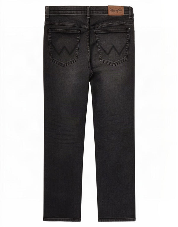 Мужские прямые джинсы Wrangler Texas W34 L32, черный хлопок