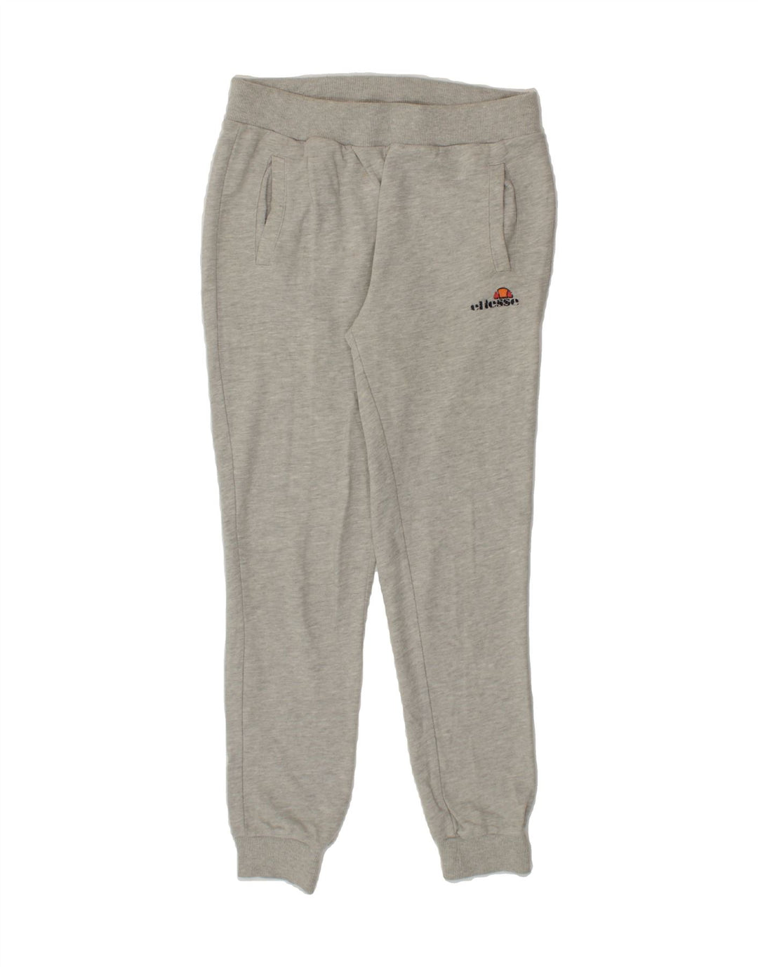 ELLESSE Womens Tracksuit Trousers Joggers UK 14 Medium  Grey Cotton Vintage Ellesse and Second-Hand Ellesse from Messina Hembry 
