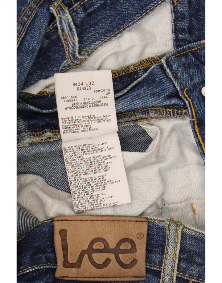 Мужские джинсы Lee Ranger Bootcut W34 L30, синий хлопок