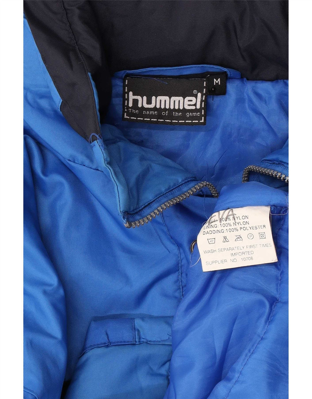 Мужская ветровка свободного кроя Hummel с графическим рисунком UK 38, средний синий