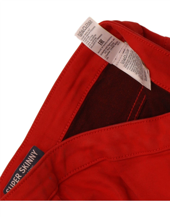 Женские повседневные брюки Marks & Spencer UK 14 Medium W30 L31 красные