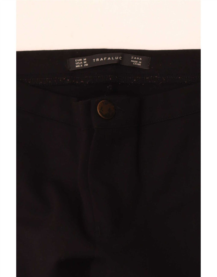 Zara Женские укороченные брюки Trafaluc Slim W28 L24 Черные