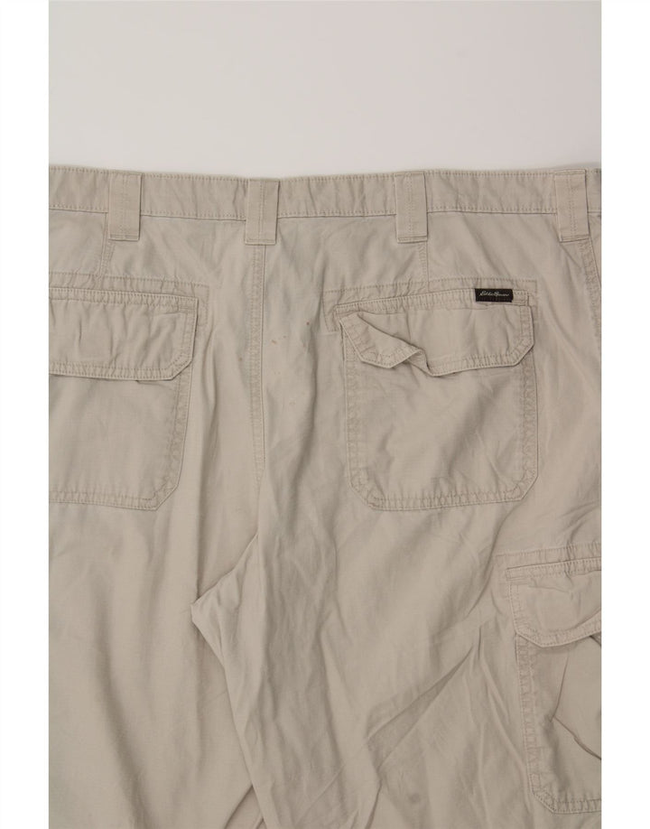 EDDIE BAUER Mens Cargo Shorts W40 XL Beige Cotton Vintage Eddie Bauer and Second-Hand Eddie Bauer from Messina Hembry 