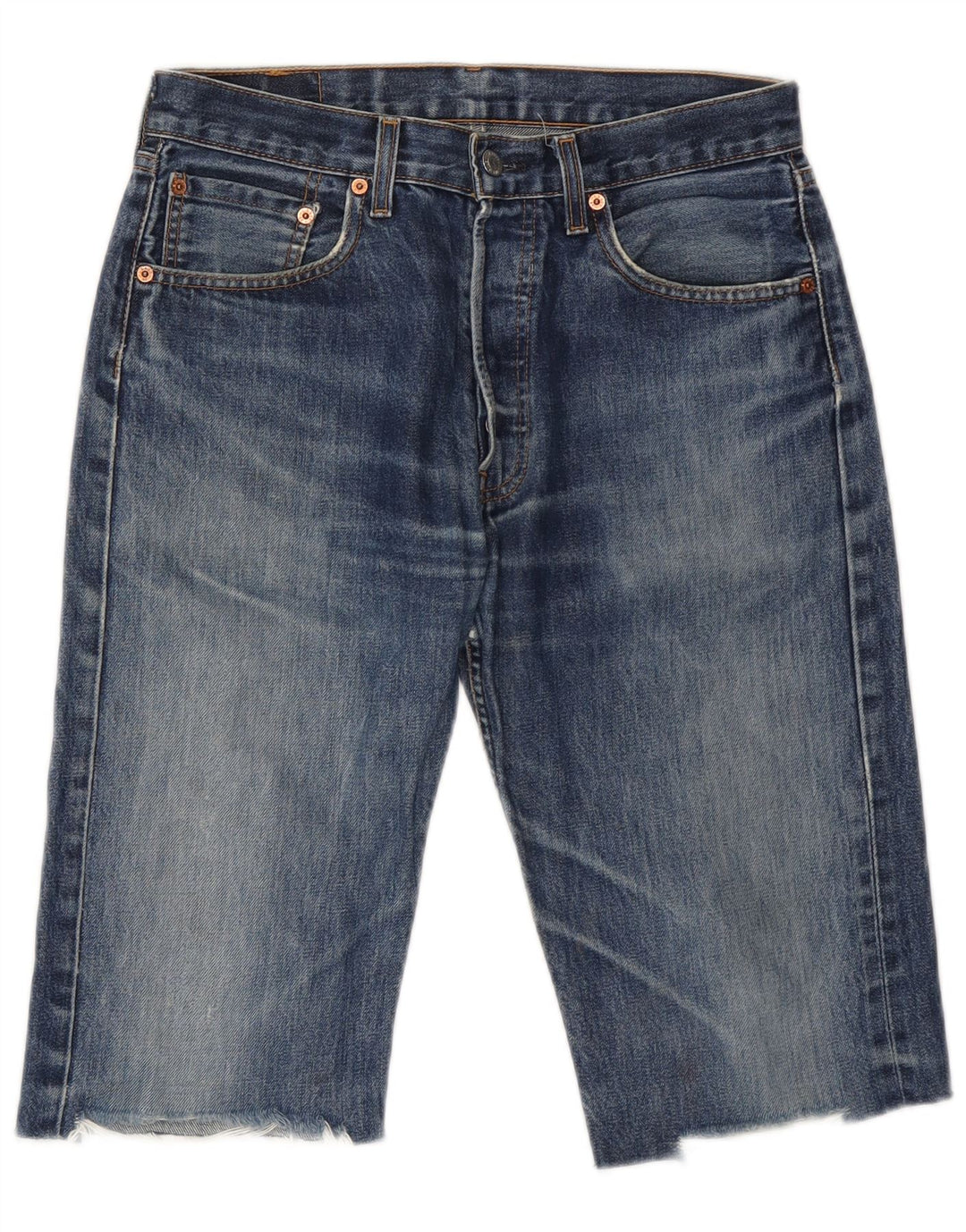 Мужские шорты-бермуды LEVI'S 501 W32, средний синий хлопок