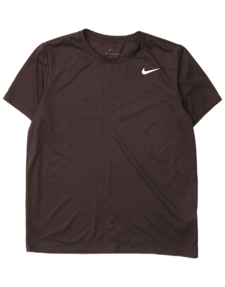 Женская футболка Nike Dri Fit Top Medium Black, полиэстер, спортивная