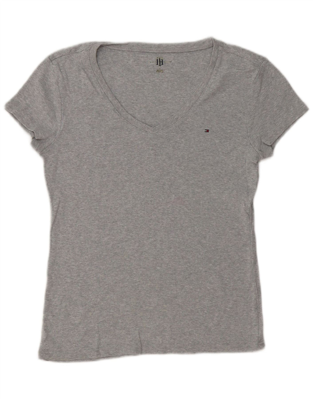 TOMMY HILFIGER Женская футболка Top UK 12 Medium Grey
