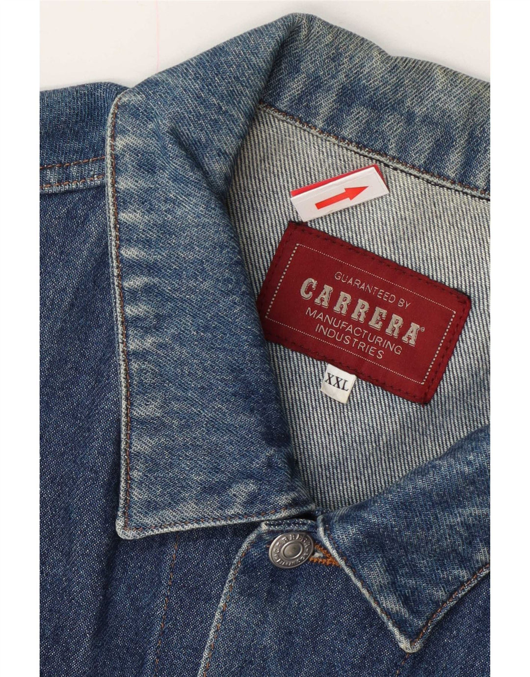 Мужская джинсовая куртка Carrera UK 44 2XL, синяя, хлопок