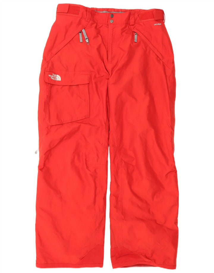 Мужские лыжные брюки-морковки The North Face, большие красные нейлоновые