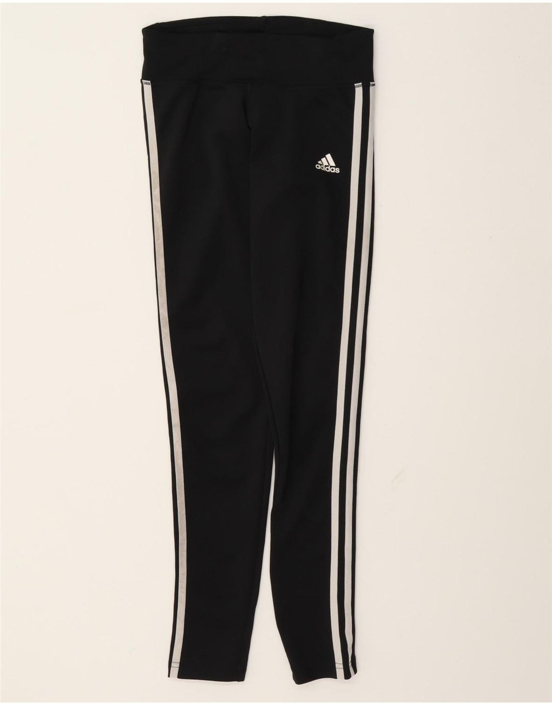 Женские леггинсы Adidas UK 4/6 XS, черный полиэстер