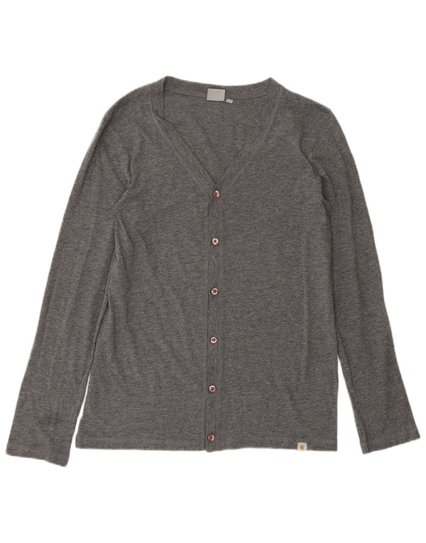 Женский кардиган Carhartt UK 14, хлопок среднего серого цвета