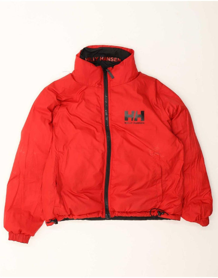 Женская утепленная куртка оверсайз с графическим рисунком Helly Hansen UK 10, маленькая черная