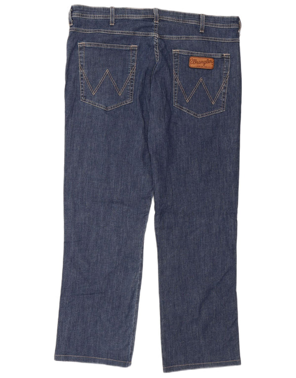 WRANGLER Mens Arizona Stretch Straight Jeans W40 L28  Blue Cotton