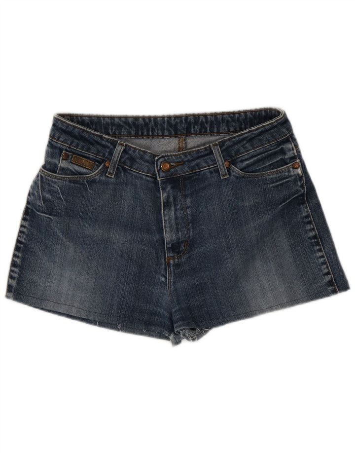 Женские джинсовые шорты Wrangler W32, большие синие, хлопок