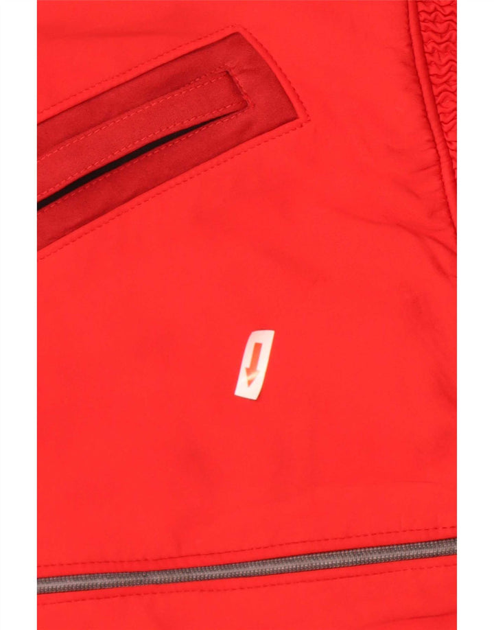 Винтажная мужская куртка IT 52 XL Красный Полиуретан