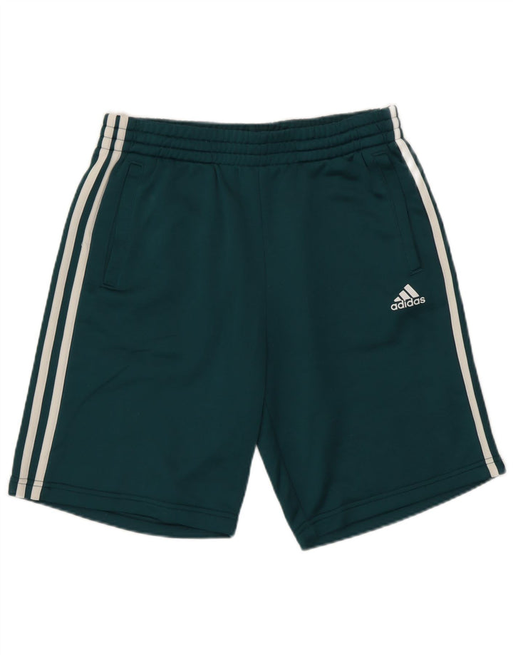 Спортивные шорты Adidas для мальчиков 15-16 лет, зеленый полиэстер