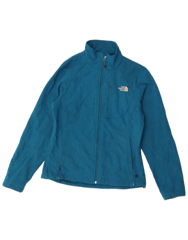 Женский спортивный костюм The North Face Top Jacket UK 16, большой синий с цветочным принтом