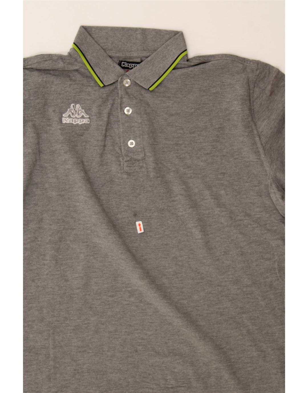 KAPPA Mens Polo Shirt Large Grey Cotton Vintage Kappa and Second-Hand Kappa from Messina Hembry 