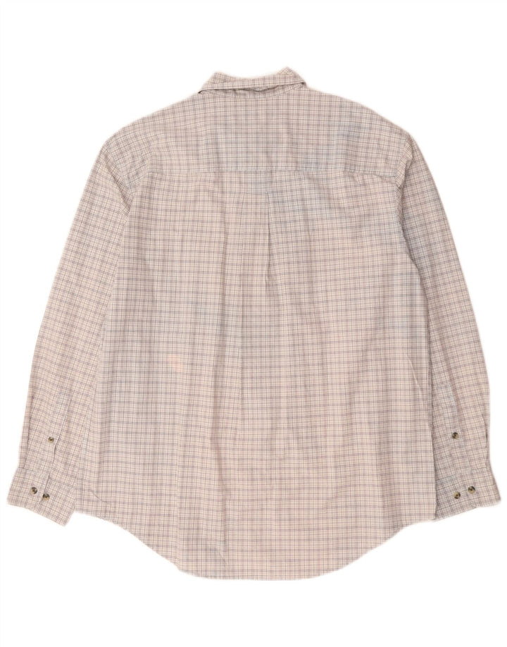 Мужская рубашка TIMBERLAND, большая серая клетка, хлопок