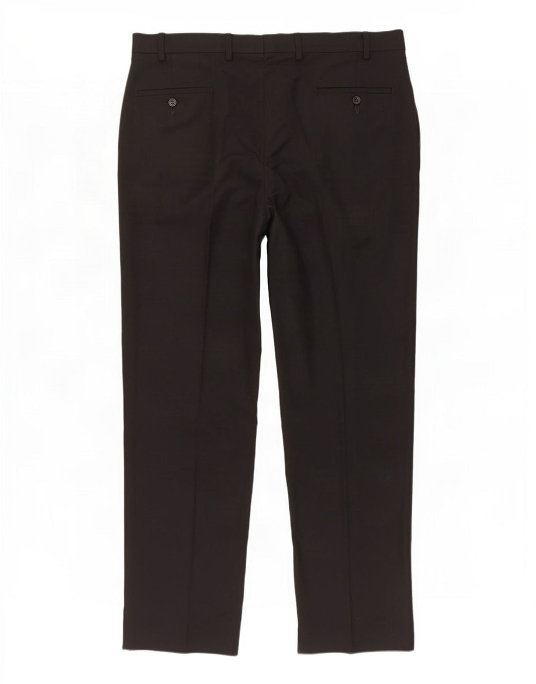 Мужские костюмные брюки Marks & Spencer W38 L31 черные шерстяные