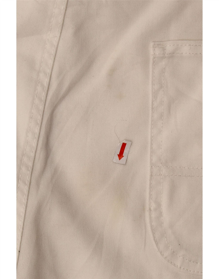 DICKIES Mens Casual Shorts W38 XL White Polyester Vintage Dickies and Second-Hand Dickies from Messina Hembry 