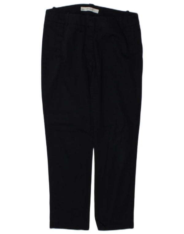 Женские узкие брюки-чиносы Zara EU 38 Small W28 L26 Темно-синие