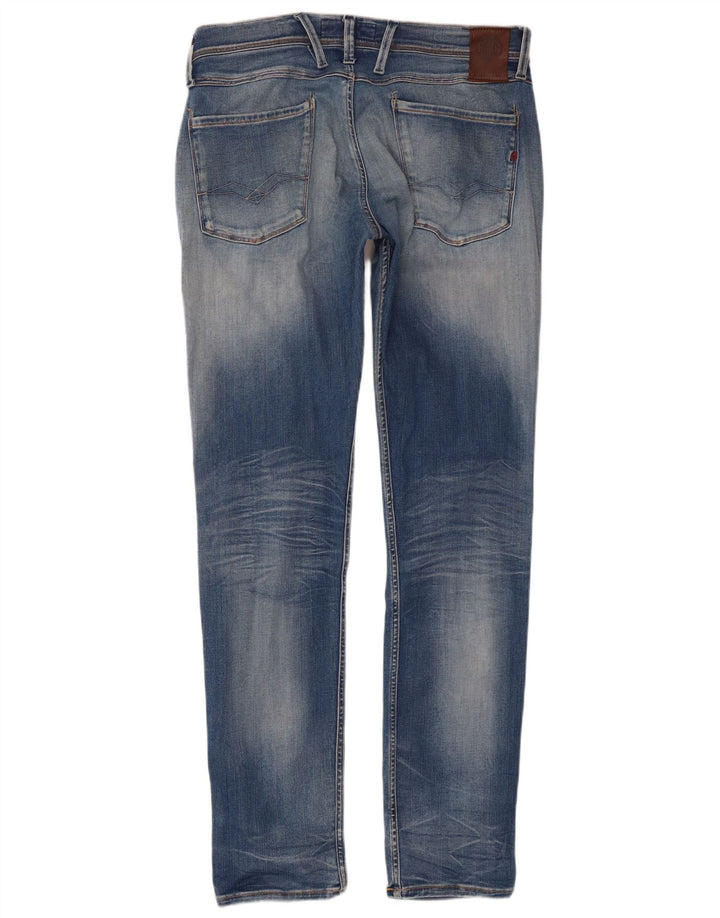 Мужские джинсы Replay Anbass Slim W33 L34, синие, хлопок