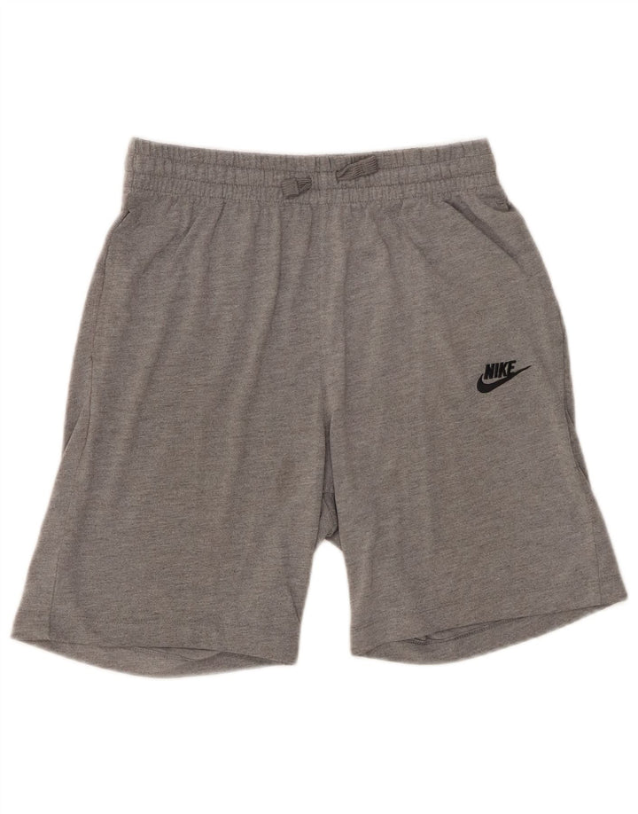 Спортивные шорты Nike для мальчиков 13–14 лет XL, серый полиэстер с крапинками