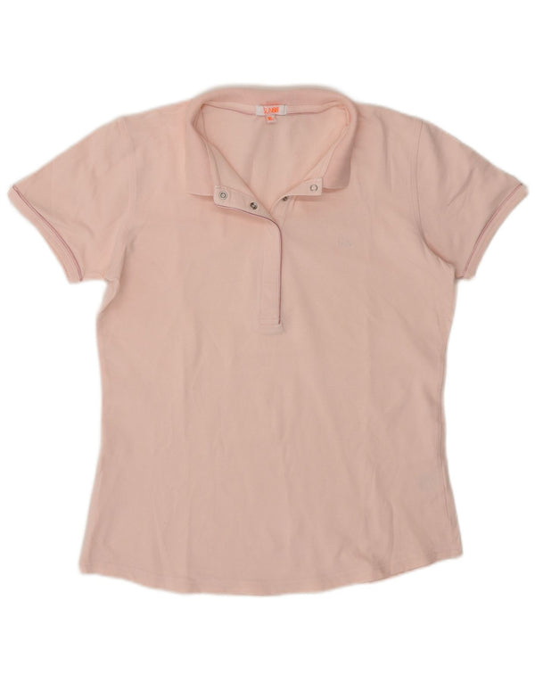 Sun68 Womens Polo Shirt UK 18 XL Pink Cotton