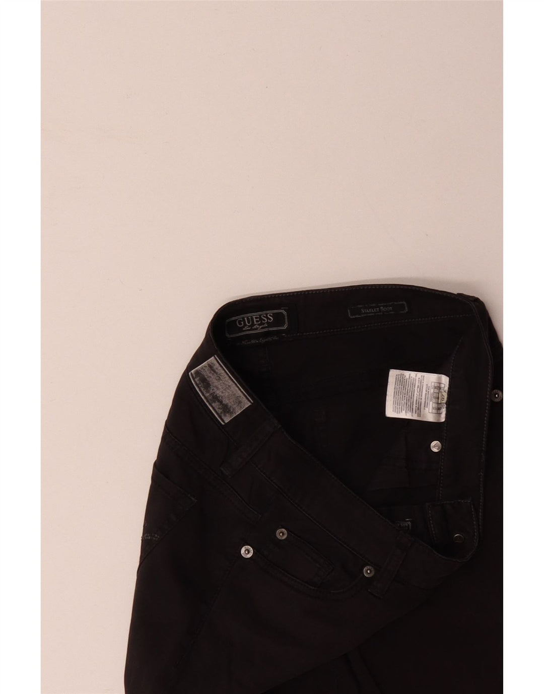 Женские джинсы GUESS Starlet Bootcut W28 L30, черный хлопок