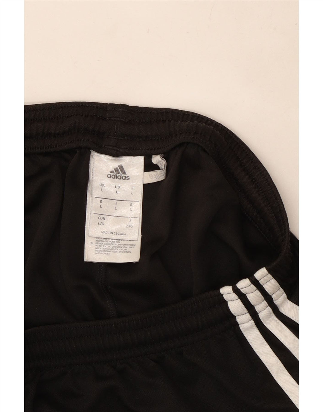 Мужские спортивные шорты Adidas Climalite, большие черные из полиэстера
