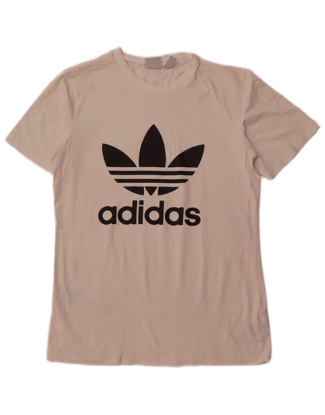 Женская футболка с рисунком ADIDAS Top UK 10, маленькая, белый хлопок