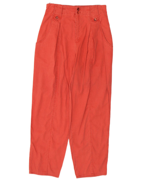 Taifun Женские зауженные брюки чинос с высокой талией EU 38 Medium W28 L28 Красный