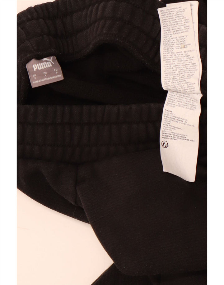 Мужские спортивные брюки PUMA, маленькие черные, хлопок