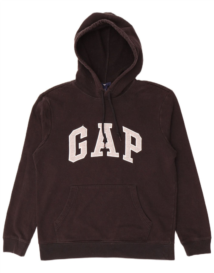 Мужской джемпер с капюшоном Gap, маленький черный, хлопковый