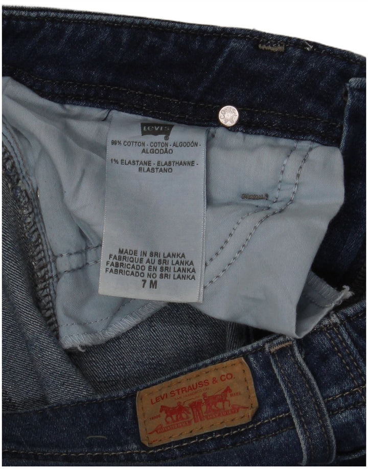 Женские расклешенные джинсы Levi's US 7 Medium W30 L34 Синий хлопок