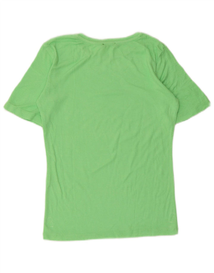 Женская футболка Zara Top UK 8, маленькая зеленая
