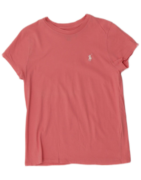 Женская футболка Polo Ralph Lauren Top UK 10, маленькая розовая