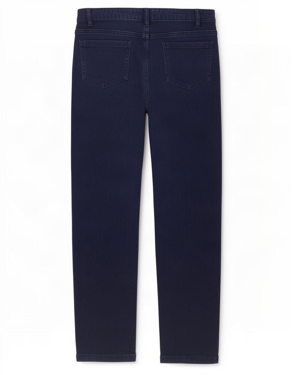 Женские прямые джинсы Marks & Spencer UK 12, средние W30 L29, темно-синие, хлопок